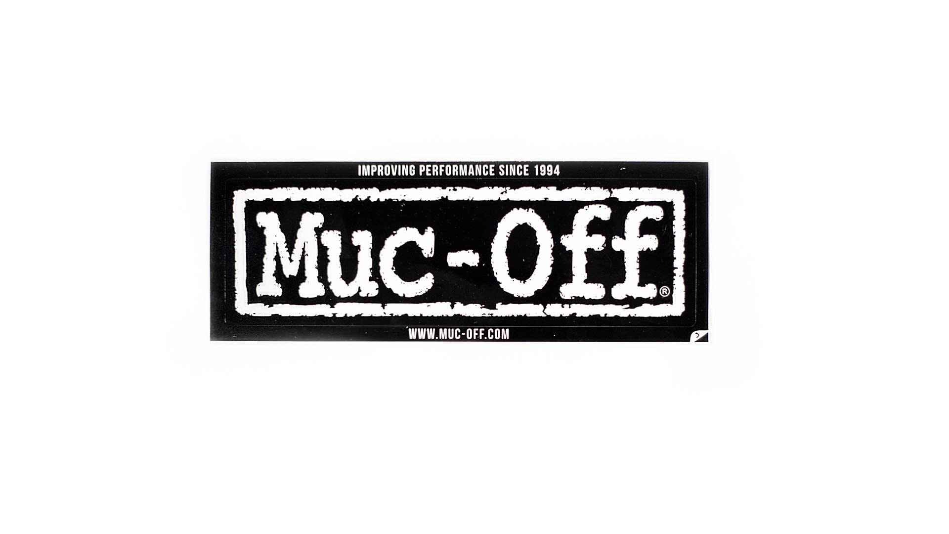 Large Muc-Off & white sticker | Muc-Off USA