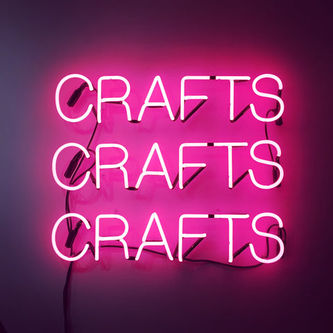 Brooklyn craft company neon sign crafts crafts crafts