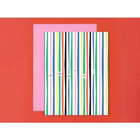Party Streamers Celebration/ Birthday Card
