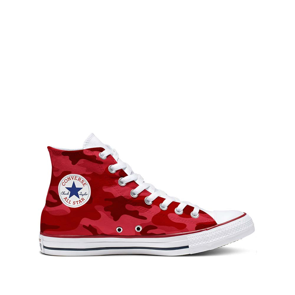 red camo converse