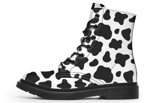 cow print boots