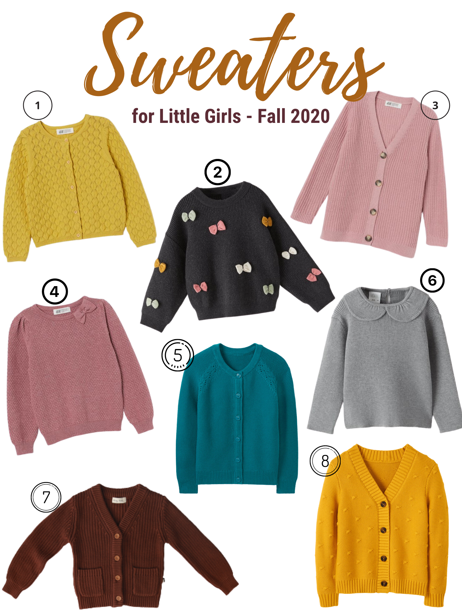 Fall Sweaters for Little Girls 2020