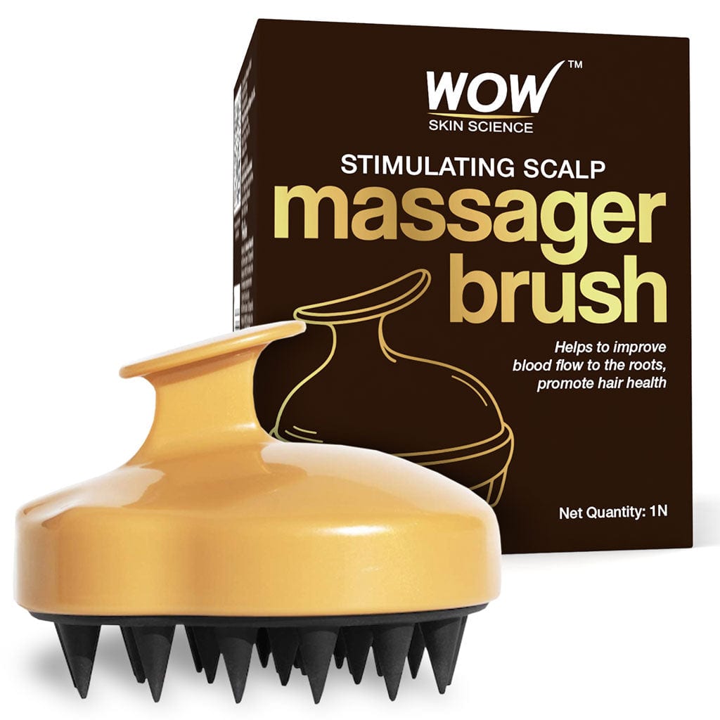 Stimulating Scalp Massager Brush – WOW Skin Science