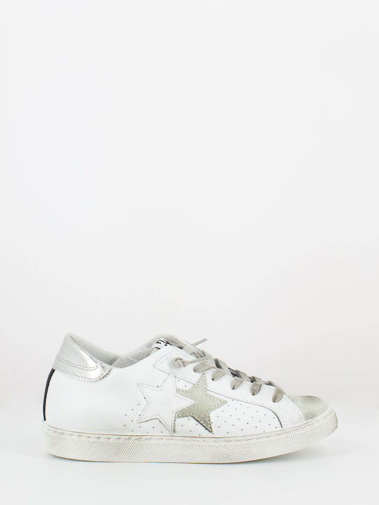 2STAR - Sneakers bianco / argento / nero | STIMM