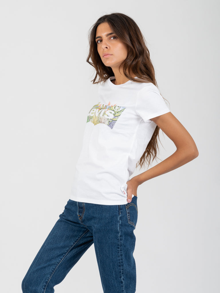 LEVI'S - T-shirt stampa cactus bianca | STIMM