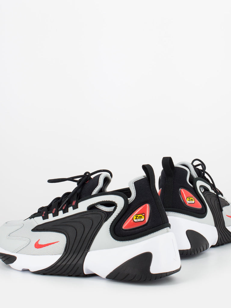 nike zoom 2k black red