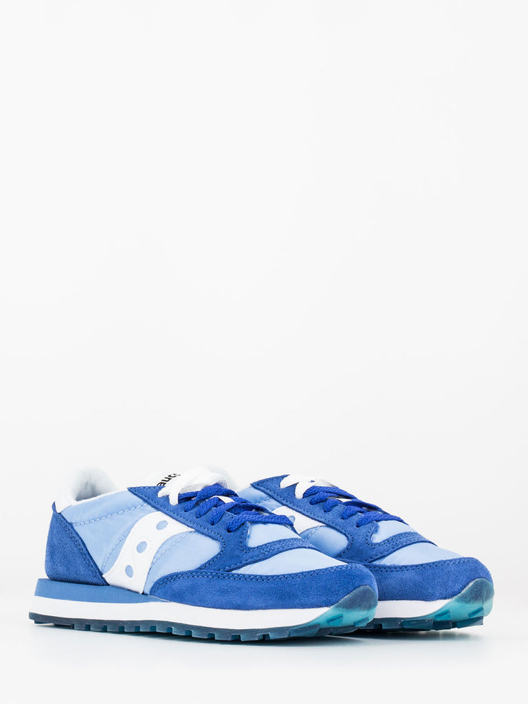 saucony jazz bianche blu