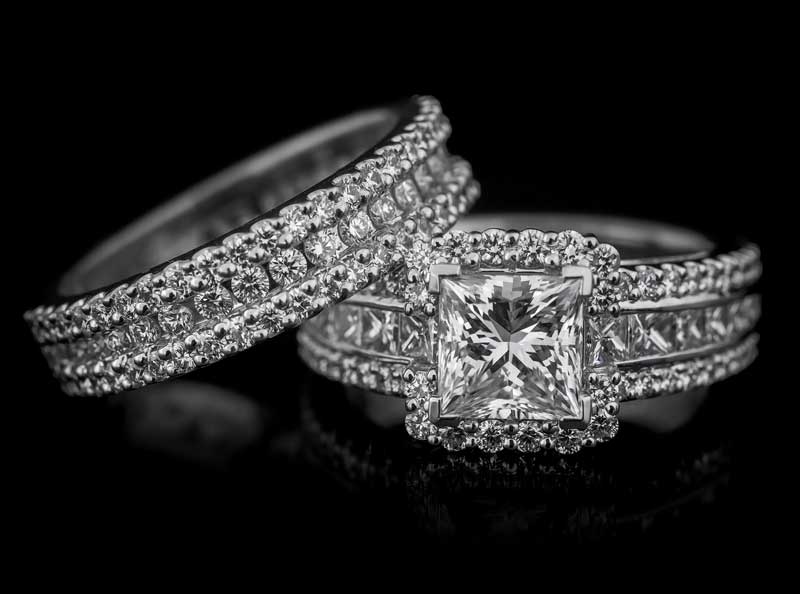 engagement rings and wedding bands by Robert Pelliccia