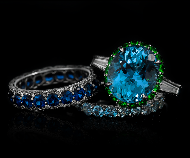 rings by Robert Pelliccia jewelry designs