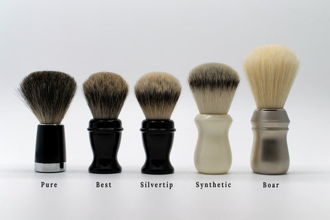 shave brush types