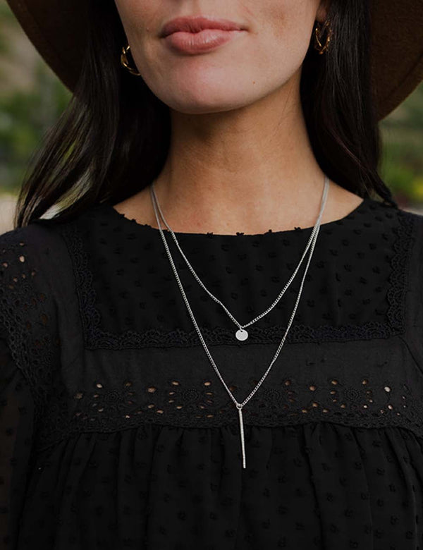 Simple and True Layered Necklace