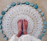 YOGINI ABUNDANCE MANDALA STENCIL
