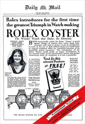 Vintage Rolex Oyster Ad