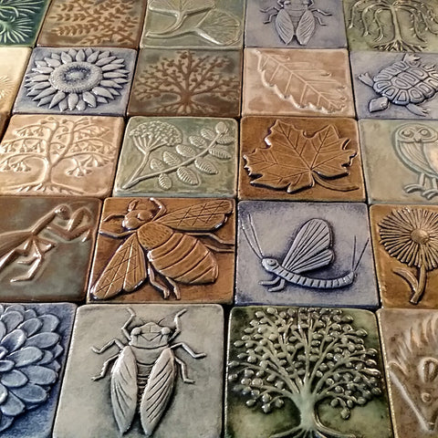 handmade tiles for gifts from the heart of nature at the holden arboretum