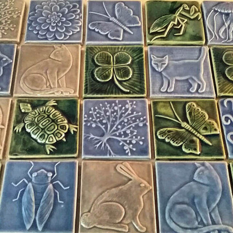 handmade tiles for artTILE 2018