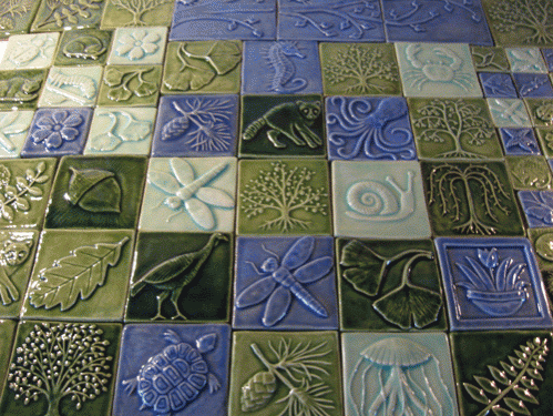 Many Types of Ceramic Handmade Tile Art