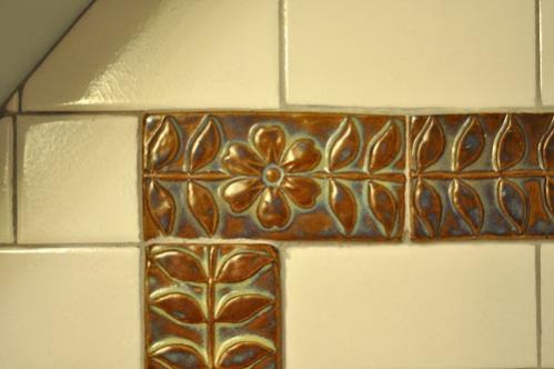 Handmade Tile Border in Subway Tiles