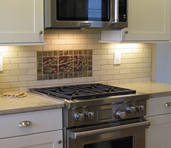 Ceramic Handmade Tile Kitchen Back-splash