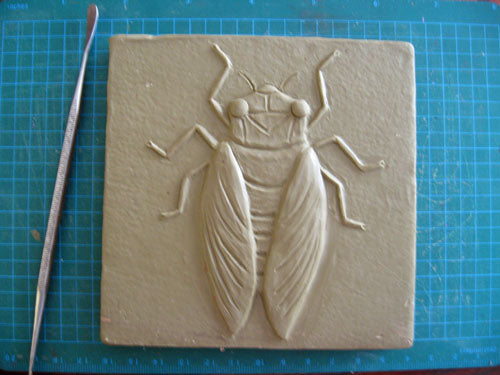 Design for Handmade Cicada Tile