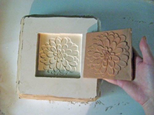Handmade Ceramic Tile Mold Making