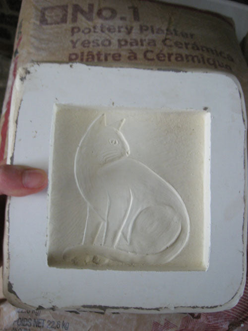 Plaster Mold for Handmade Ceramic Art Tile