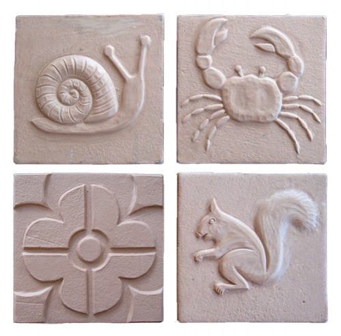 Unglazed Handmade Ceramic Tiles