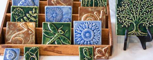 Holden Arboretum Art Show Handmade Tiles