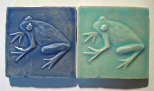 Frog Handmade Ceramic Tile