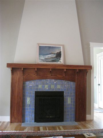 Ceramic Handmade Tile Hearth