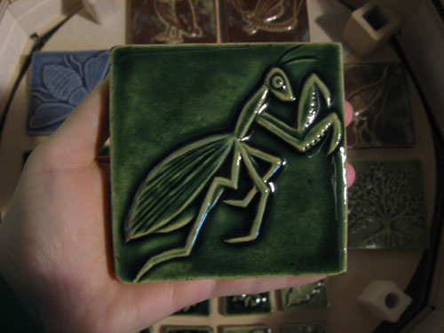 Handmade Insect Tiles