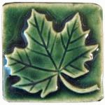 Maple Leaf Handmade Ceramic Tile