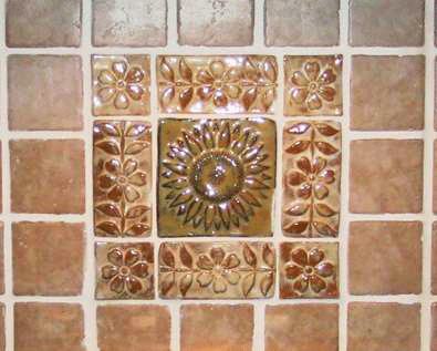 Kitchen Backsplash with Handmade Ceramic Tiles 2