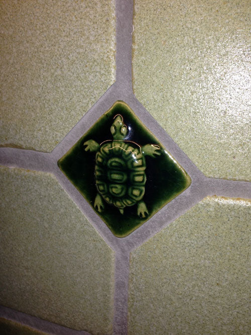 Turtle Ceramic Handmade Tile