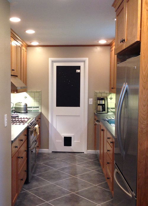 Kitchen with Handmade Ceramic Tile Backsplash