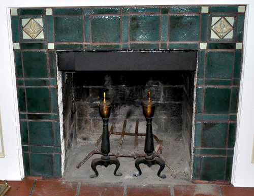 Handmade Ceramic Tile Fireplace Surround