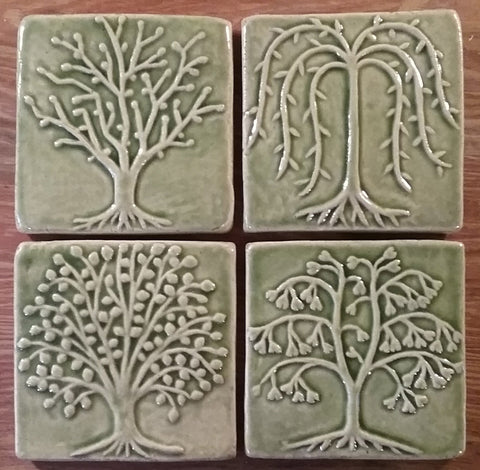tree handmade tiles for holden arboretum
