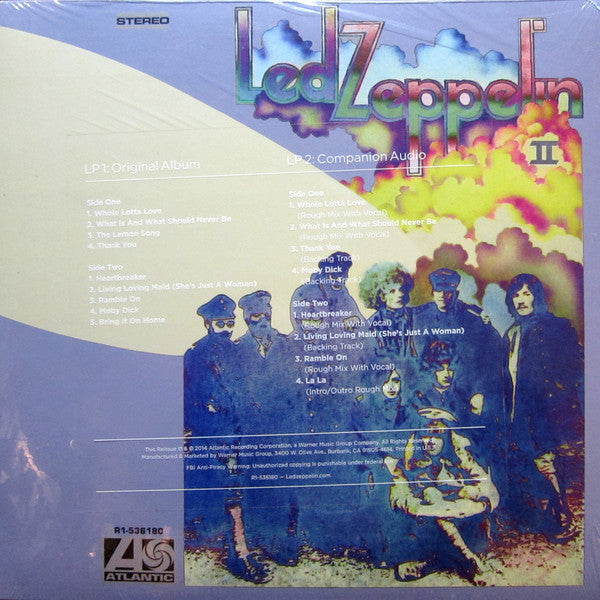 Led Zeppelin ‎– Led Zeppelin II (1969) - New 2 Lp Record 2014 Atlantic USA  Deluxe 180 gram Vinyl - Classic Rock