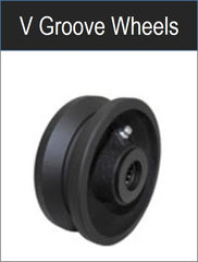 Metal V-Grove wheel - groovedwheels.com