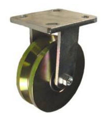 Forged Metal Track Wheel Caster from GroovedWheels.com
