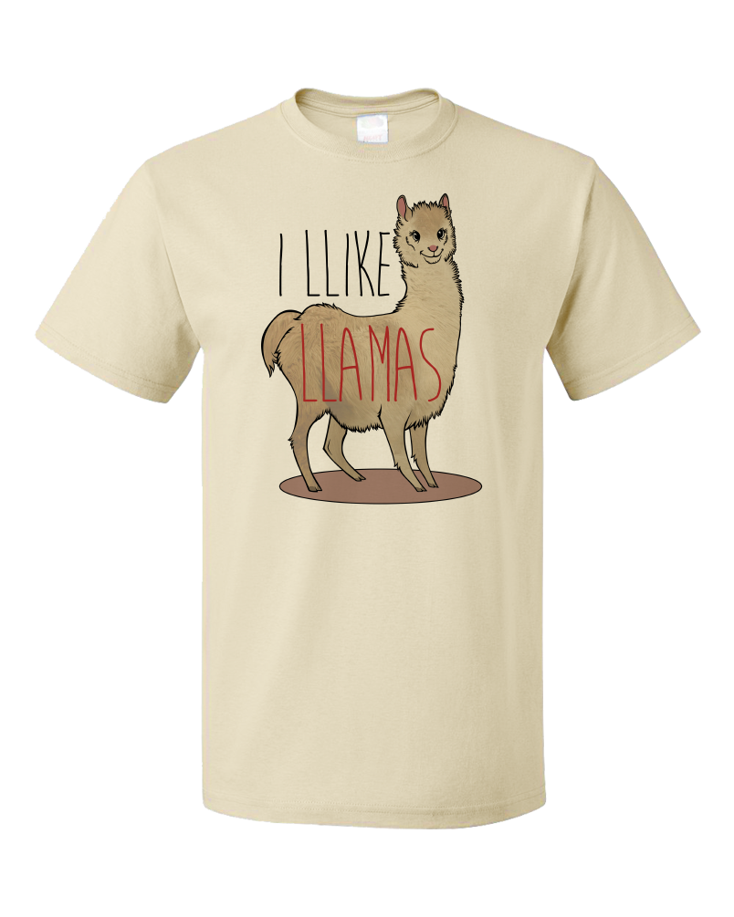 I Llike Llamas - Llover Humor Stupid Pun Word Joke T-shir – Ann Arbor Tees