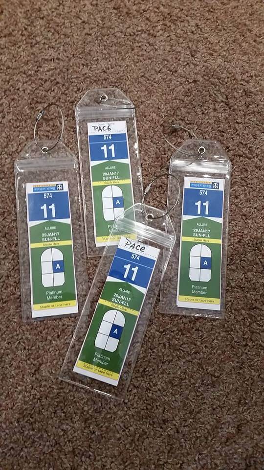 plastic cruise luggage tag holders