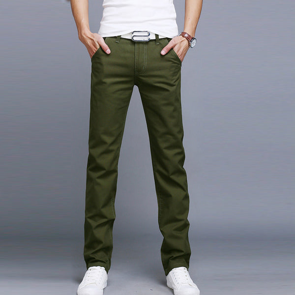 business casual green pants