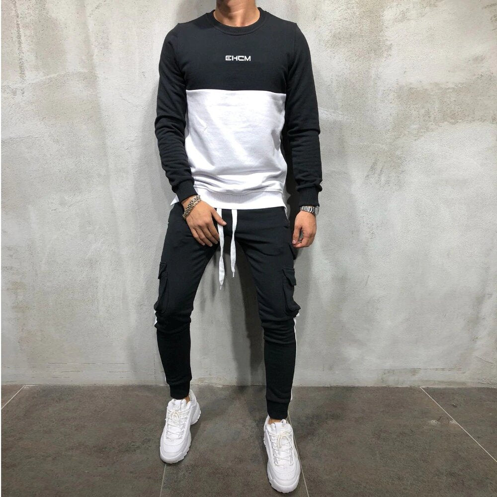 cotton tracksuit mens