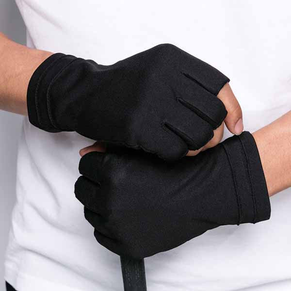 mens fingerless gloves