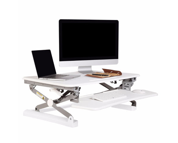 Rapid Riser Sit Stand Desk Platform Medium Dunn Furniture