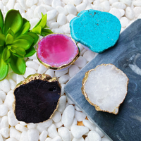 White Druzy Natural Stone Phone Grip
