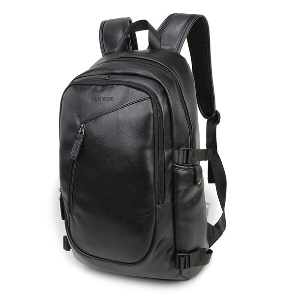 Waterproof 15.6 inch Laptop Men Leather Backpack Casual Daypacks - edeals123