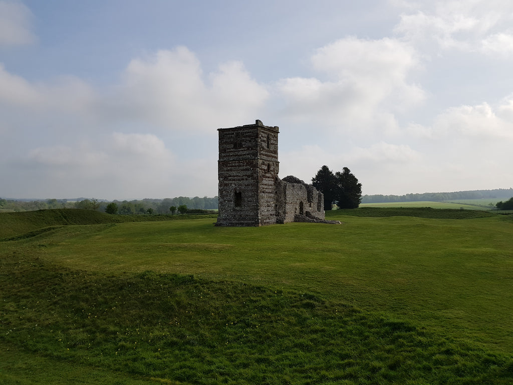 Knowlton Church and Earthworks, maintained by English Nature.