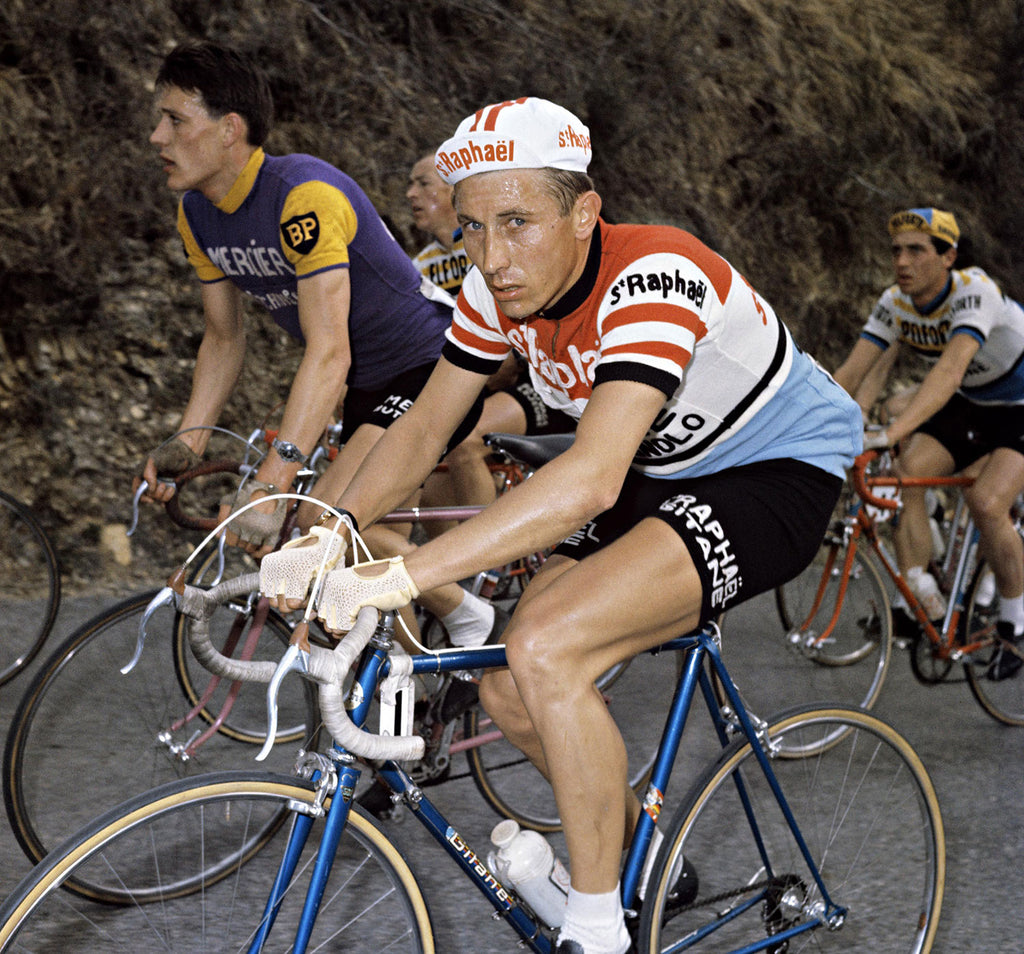 Jacques Anquetil (St Raphael) at the 1964 Tour de France. Photo Credit: Offside / L'Equipe.