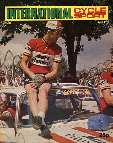 Roger De Vlaeminck on the front cover of International Cycle Sport
